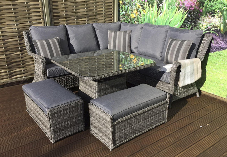 Signature Weave Mia Small Corner Dining Sofa Set