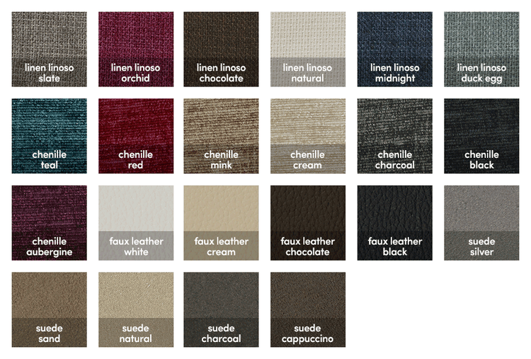 Milan Headboard Colours Sheet-Better Bed Company