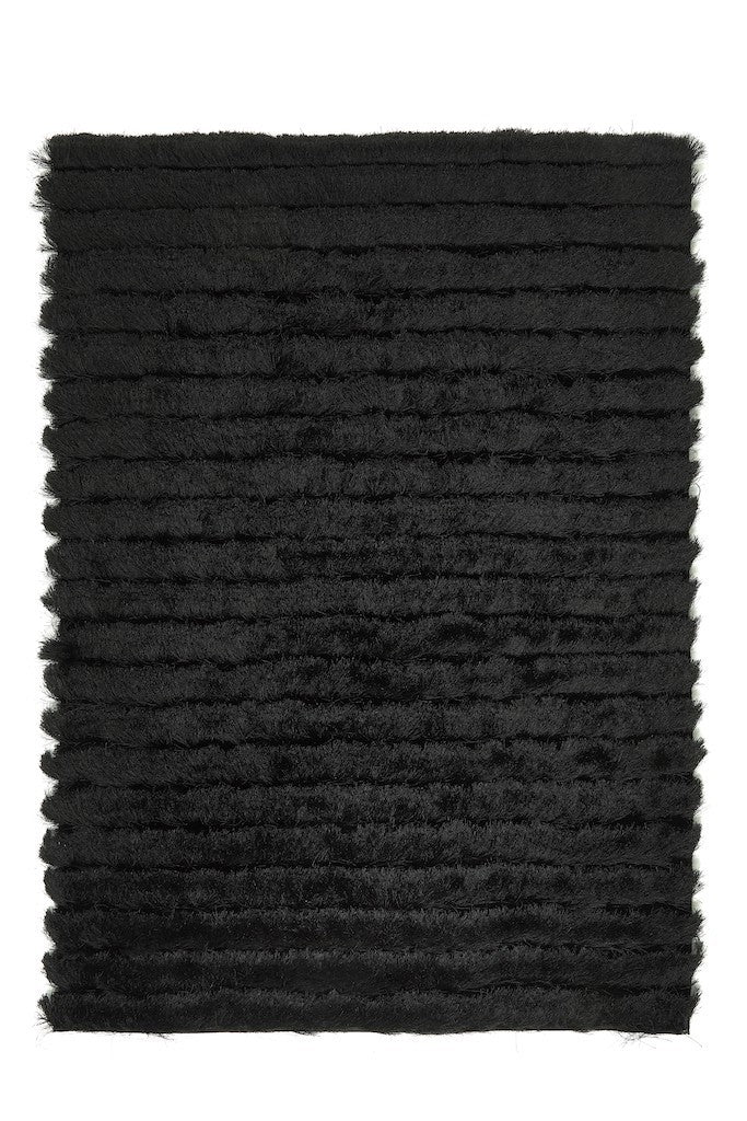 Origins Carved Glamour Rug Black