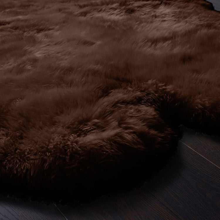 Origins Genuine Sheepskin Chocolate Rug