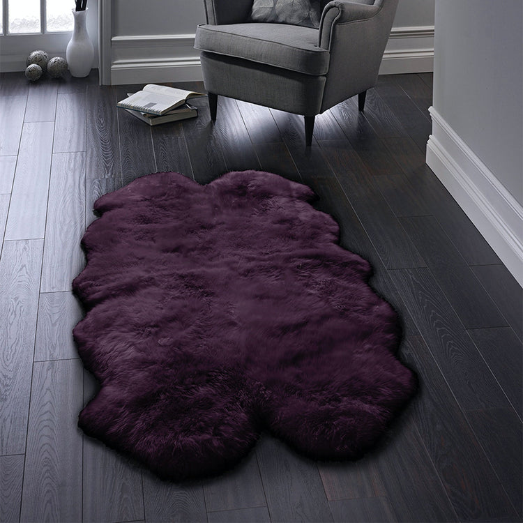 Origins Genuine Sheepskin Plum Rug