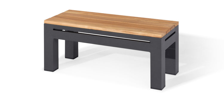 Maze Oslo Rectangular Teak Top Side Table