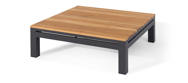 Maze Oslo Chaise Sofa Set With Teak Coffee Table