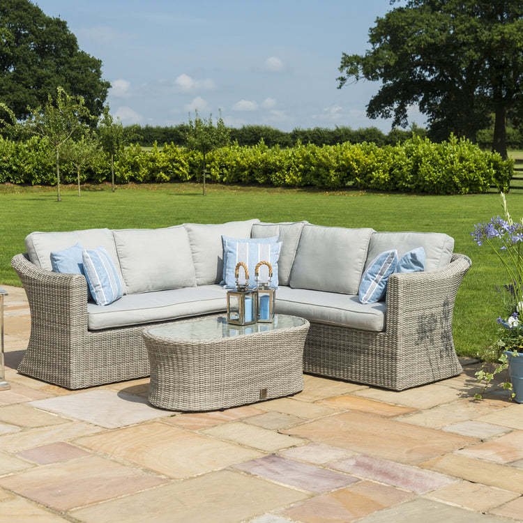 Maze Rattan Oxford Small Corner Group Sofa Set