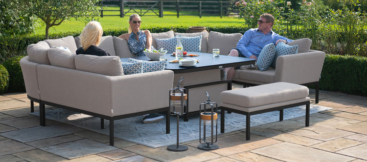 Maze Pulse U Shape Corner Dining Set with Rising Table