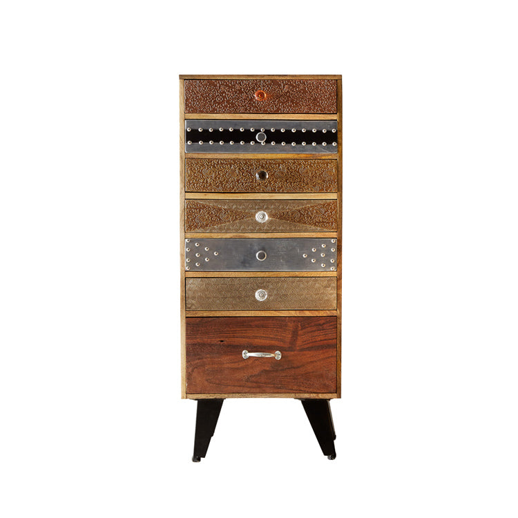 Indian Hub Sorio 7 Drawer Tall Chest