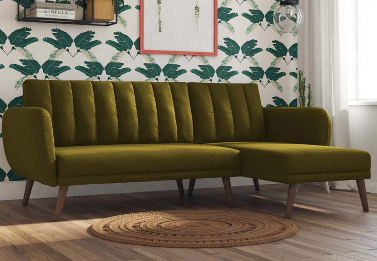 Dorel Home Brittany Sectional Sofa Bed