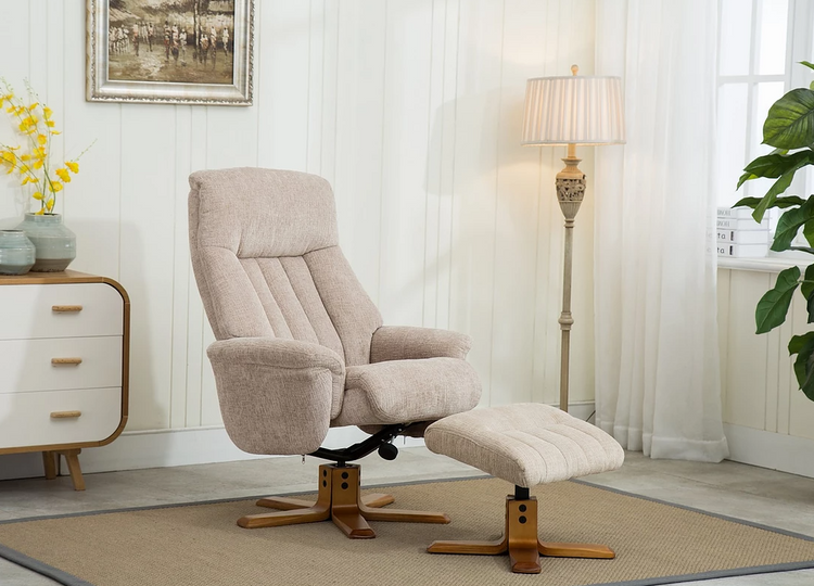 GFA St Tropez Recliner And Foot Stool