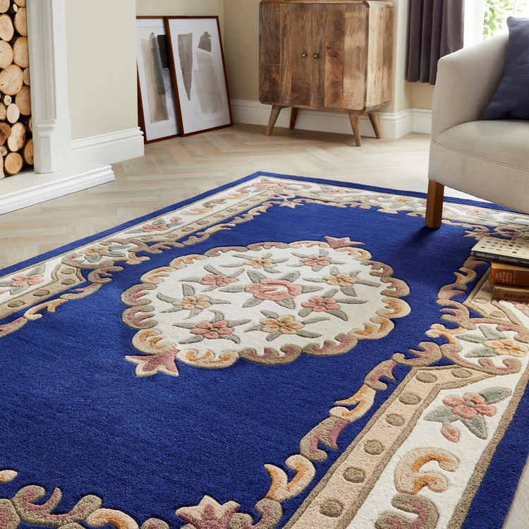 Origins Shensi Navy Rug-Better Bed Company
