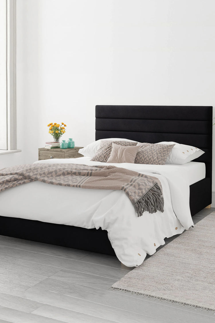 Aspire Furniture Kelly Ebony Ottoman Bed