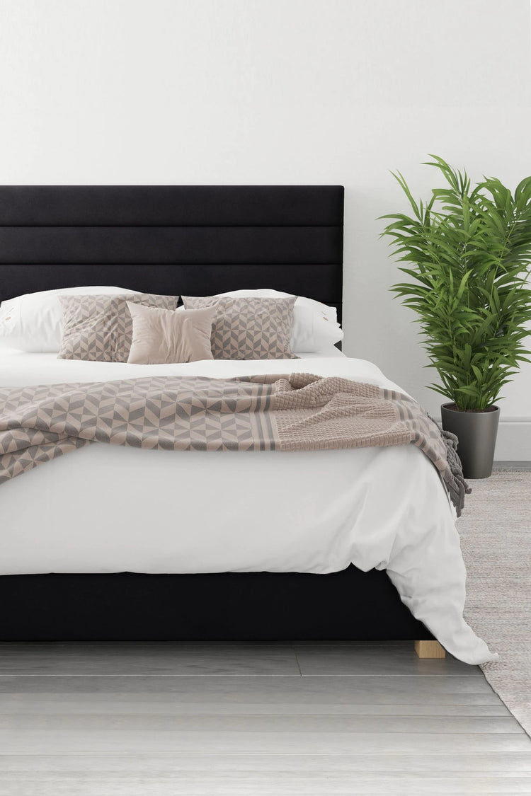 Aspire Furniture Kelly Ebony Ottoman Bed