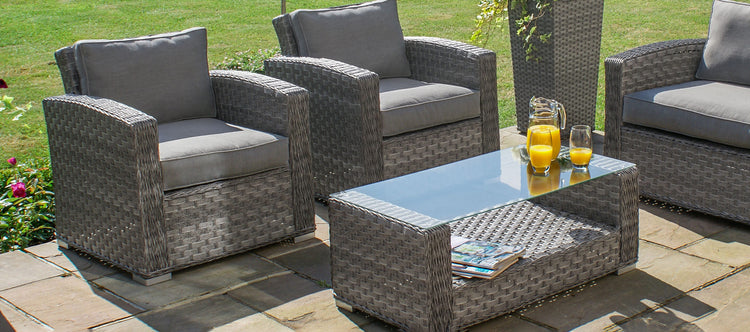 Maze Victoria 2 Seat Rattan Sofa Set