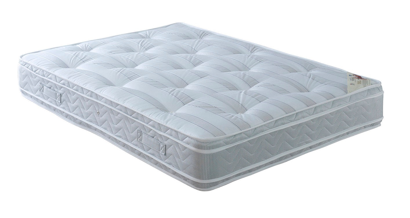 Queen double pillow sales top mattress
