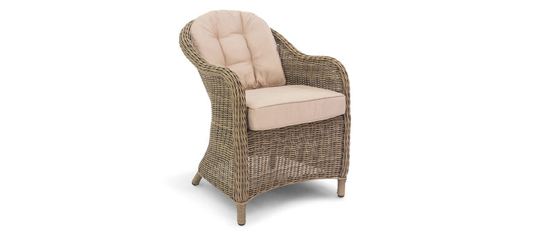 Maze Winchester 6 Seat Oval Fire Pit Dining Set With Heritage Chairs