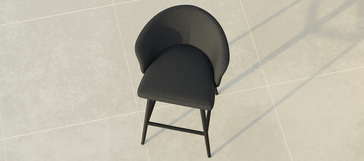 Maze Fabric Zen Bar Stool