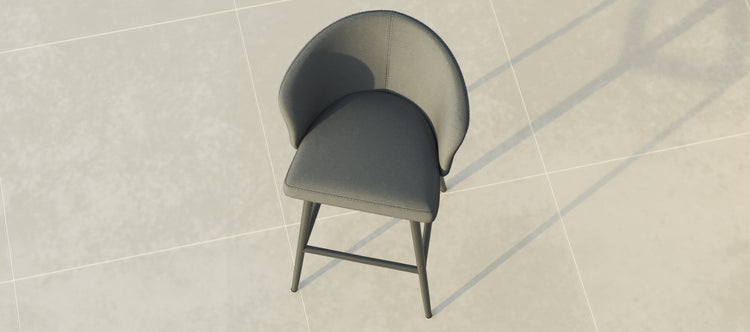 Maze Fabric Zen Bar Stool