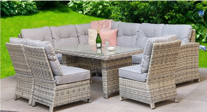 Seater Rattan Corner Sofa Luxury Rattan Garden Furniture Sets