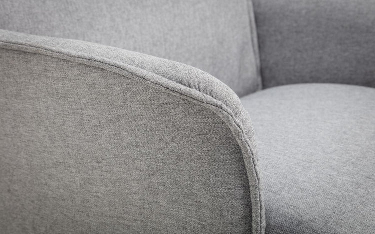 Julian Bowen Aria Recliner And Stool Stitching Detail-Better Bed Company