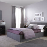 Bolton Grey Ottoman Bed-Better Bed Company 