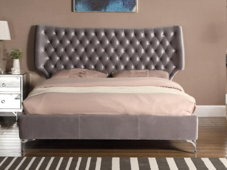 Heartlands Furniture Ashbourne Velvet Bed Frame