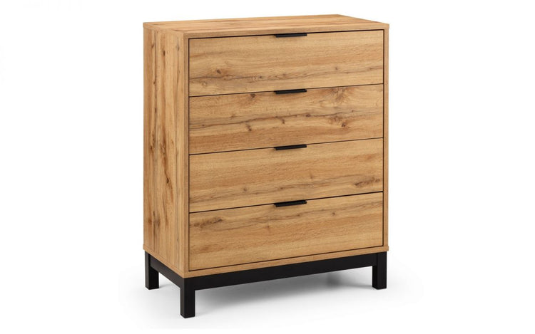 Julian Bowen Bali 4 Drawer Chest