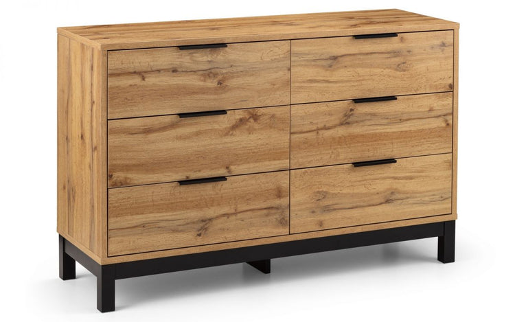 Julian Bowen Bali 6 Drawer Chest