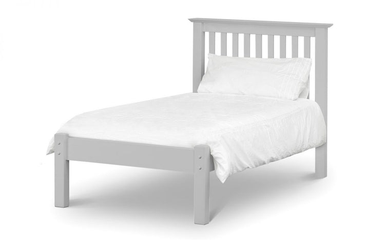 Julian Bowen Barcelona Bed Low Foot End Dove Grey