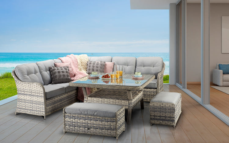 Signature Weave Constance Corner Dining Sofa Set