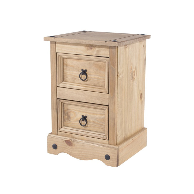 Core Products Corona 2 Drawer Petite Bedside Cabinet