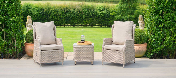 Maze Rattan Cotswold Reclining 2 Seat Lounge Set