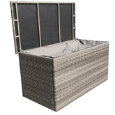 Signature Weave Medium Cushion Box Multi Grey Wicker-Better Bed Company 