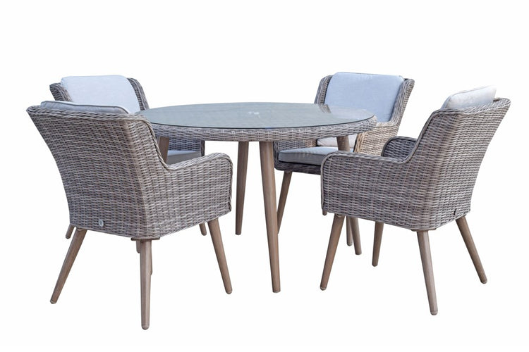 Signature Weave Danielle 4 Seat Dining Set