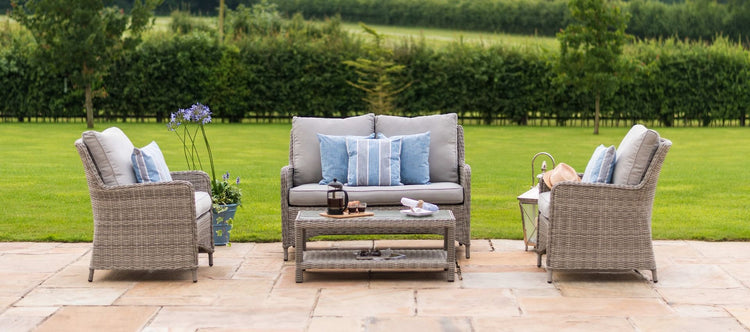 Maze Rattan Oxford Heritage Square Sofa Set