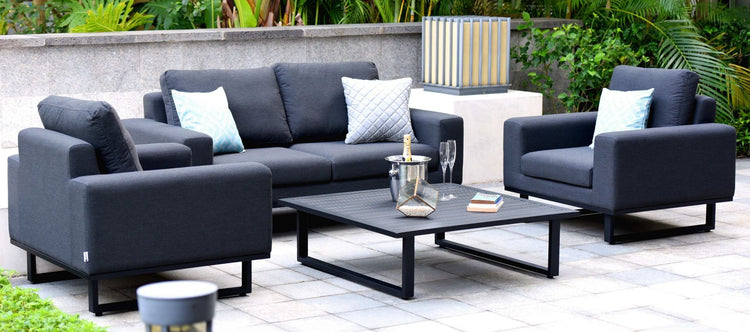 Maze Rattan Ethos 2 Seat Sofa Set With Coffee Table