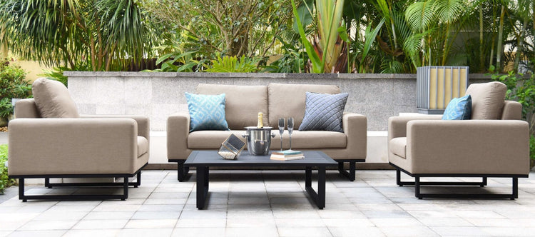 Maze Rattan Ethos 2 Seat Sofa Set With Coffee Table