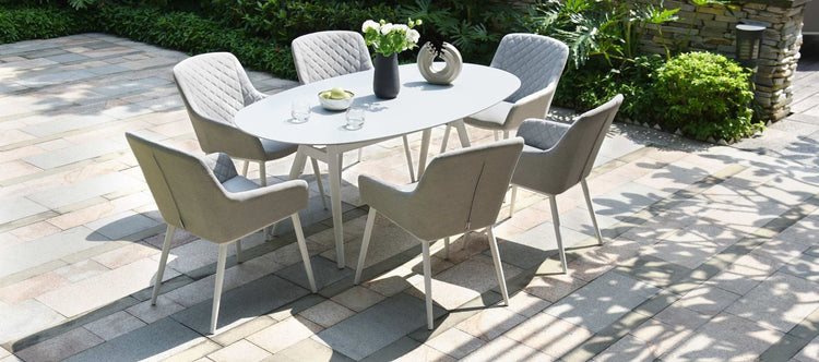 Maze Rattan Zest 6 Sets Oval Dining Set