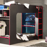 Julian Bowen Impact Gaming Bunk - Black/Red-Better Bed Company