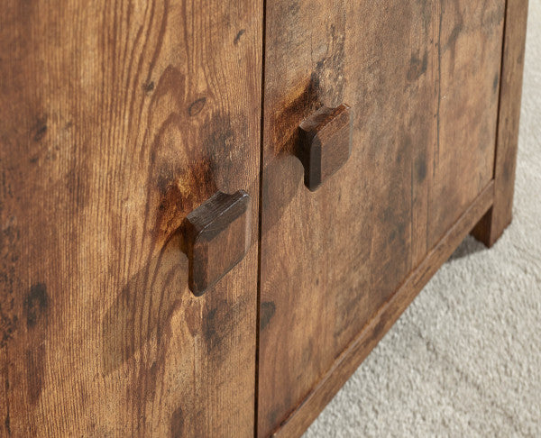 GFW Jakarta Compact Sideboard Detail Of Wood Close Up-Better Bed Company