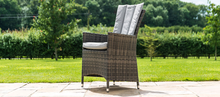 Maze LA 6 Seat Rectangular Rattan Dining Set With Ice Bucket