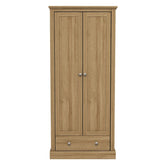 LPD Furniture Devon Oak 2 Door Wardrobe