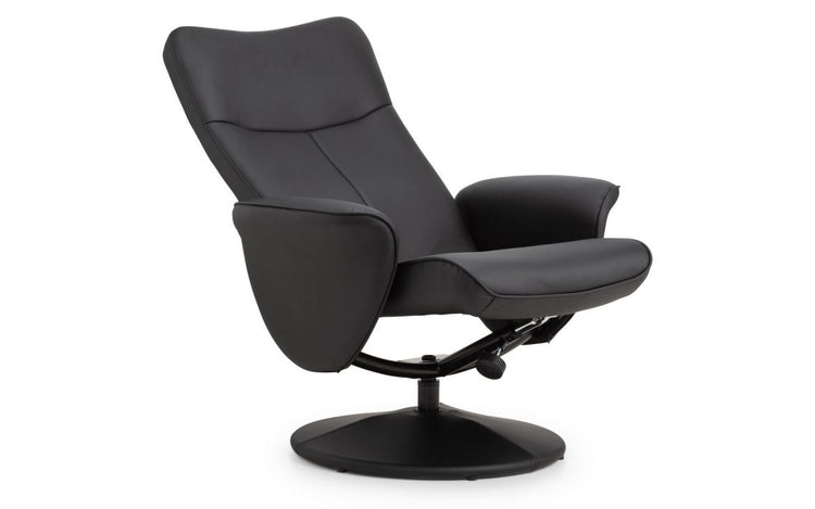 Julian Bowen Lugano Recliner And Stool Tilted Down-Better Bed Company