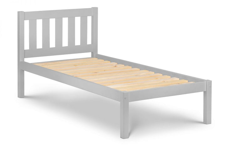 Julian Bowen Luna Bed Grey Slats On Show-Better Bed Company 