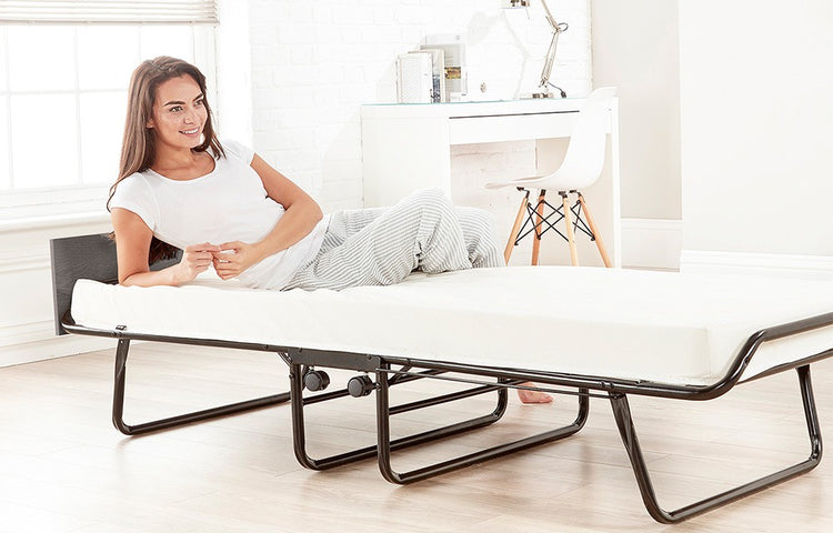 Jay-Be Visitor Contract Automatic Folding Bed with Performance e-Fibre Mattress
