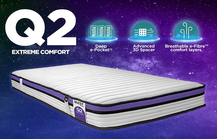 Jay-Be Quest Q2 Extreme Comfort Deep e-Pocket™ Mattress