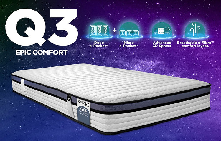 Jay-Be Quest Q3 Epic Comfort Deep e-Pocket™ Mattress