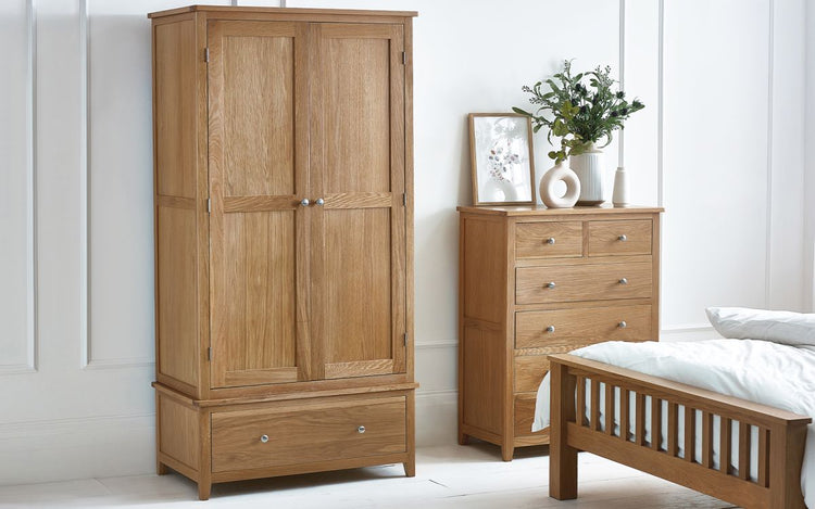 Julian Bowen Mallory Combination Wardrobe-Better Bed Company