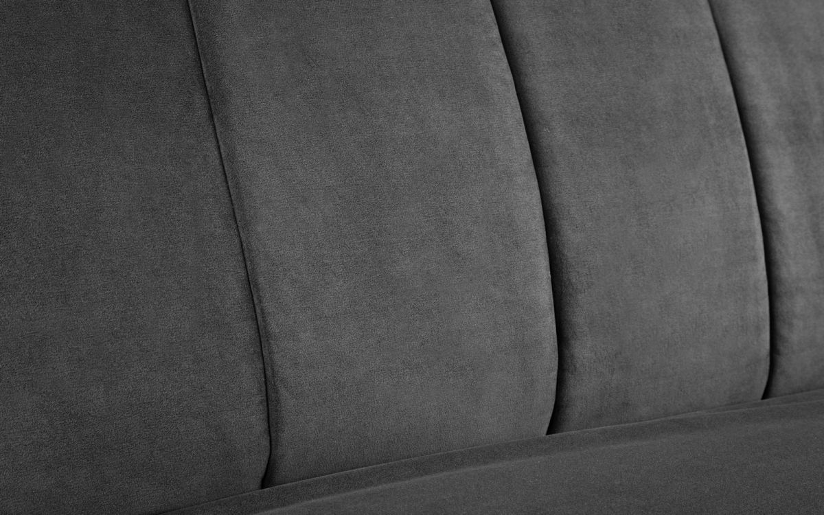 Julian Bowen Miro Curved Back Sofabed Back Detail Lines-Better Bed Company