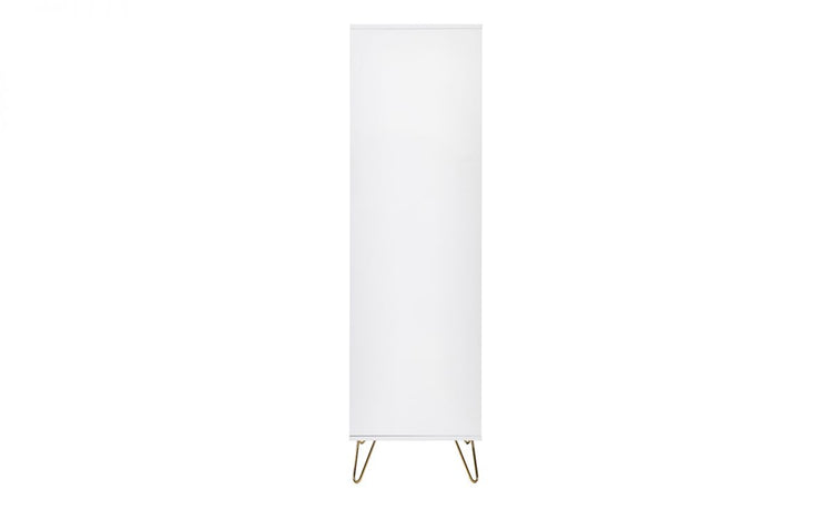 Julian Bowen Murano 2 Door 1 Drawer Wardrobe - Matte White