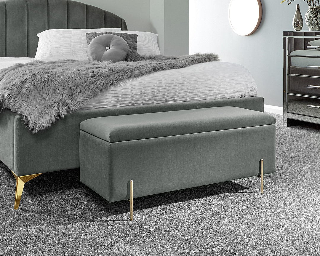 Williams upholstered sales drawer storage bench