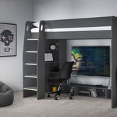Julian Bowen Nebula Gaming Bed with Desk Anthracite
